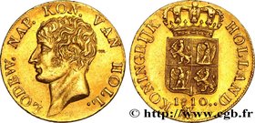 HOLLAND - KINGDOM OF HOLLAND - LOUIS NAPOLEON
Type : Ducat d'or, 2e type 
Date : 1810 
Mint name / Town : Utrecht 
Quantity minted : 2370620 
Metal : ...