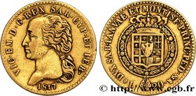 ITALY - KINGDOM OF SARDINIA - VICTOR-EMMANUEL I
Type : 20 Lire 
Date : 1817 
Mint name / Town : Turin 
Quantity minted : 39577 
Metal : gold 
Millesim...