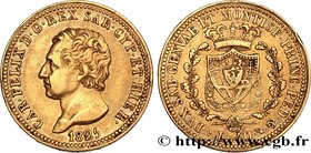 ITALY - KINGDOM OF SARDINIA - CHARLES-FELIX
Type : 40 Lire 
Date : 1825 
Mint name / Town : Turin 
Quantity minted : 38888 
Metal : gold 
Millesimal f...