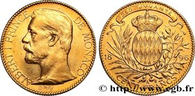 MONACO - PRINCIPALITY OF MONACO - ALBERT I
Type : 100 Francs or 
Date : 1896 
Mint name / Town : Paris 
Quantity minted : 20000 
Metal : gold 
Millesi...