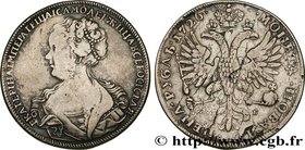 RUSSIA - CATHERINE I
Type : Rouble 
Date : 1726 
Mint name / Town : Saint-Pétersbourg 
Metal : silver 
Millesimal fineness : 917  ‰
Diameter : 42  mm
...