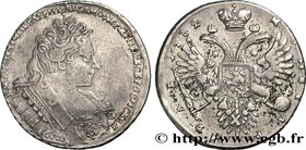RUSSIA - ANNA
Type : Rouble 
Date : 1732 
Mint name / Town : Moscou 
Quantity minted : - 
Metal : silver 
Millesimal fineness : 802  ‰
Diameter : 42,5...