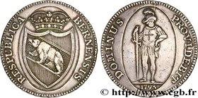 SWITZERLAND - REPUBLIC OF BERN
Type : Thaler 
Date : 1798 
Mint name / Town : Berne 
Quantity minted : - 
Metal : silver 
Diameter : 40  mm
Orientatio...