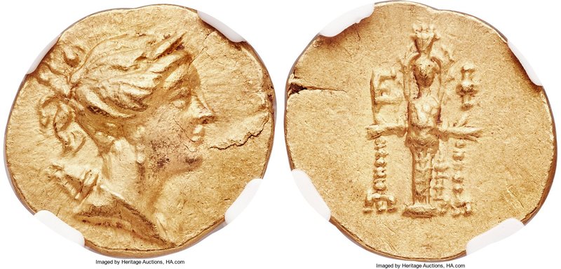 IONIA. Ephesus. Ca. 133-88 BC. AV stater (21mm, 8.41 gm, 11h). NGC Choice AU 4/5...