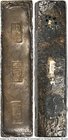 Minh Mang 10 Lang Bar CD 1849 XF, Hanoi mint, KM-Unl. (cf. KM206), Schr-Unl., Thierry-Unl. 118x28mm. 384gm. A seemingly unpublished bullion bar from t...