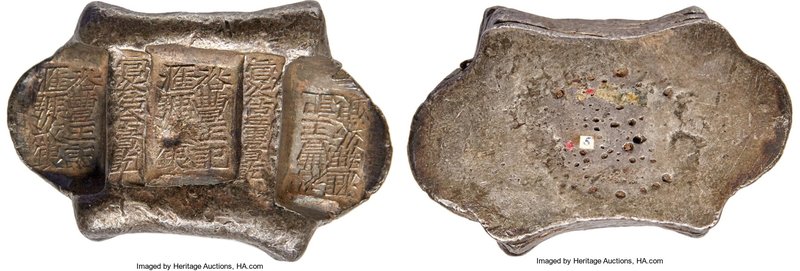 Qing Dynasty. Yunnan Sanchuo Jieding ("Three-Stamp Remittance") "Packsaddle" Syc...