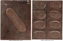 A. V. Shvetsov & Sons (Shun Feng) "Tea Money" Brick of 40 Ounces ND (after 1912-1917) UNC (Damaged), Opitz-pg. 342 (this piece illustrated). 240x184x2...