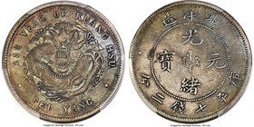 Chihli. Kuang-hsü Dollar Year 25 (1899) XF40 PCGS, Pei Yang Arsenal mint, KM-Y73, L&M-454. Possessed of a near-matte appearance, the surfaces dressed ...