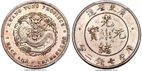 Kwangtung. Kuang-hsü Specimen Dollar ND (1890-1908) SP62+ PCGS, Kwangtung mint, KM-Y203, L&M-133, Kann-26b, WS-0941, Wenchao-563. A very rare presenta...