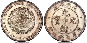 Kwangtung. Kuang-hsü Dollar ND (1890-1908) MS64 NGC, Kwangtung mint, KM-Y203, L&M-133. Struck from Heaton dies. In noticeably better condition than th...