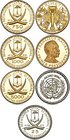 Republic 27-Piece Uncertified gold & silver Proof Set 1970, 1) silver "World Bank" 25 Pesetas, KM5 2) silver "United Nations" 25 Pesetas, KM6 3) silve...