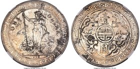 Victoria Trade Dollar 1895-B MS62 NGC, Bombay mint, KM-T5. A scarcer date with mottled color and an exceptionally attractive reverse. 

HID09801242017
