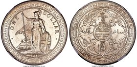 George V Trade Dollar 1929/1-B MS65 NGC, Bombay mint, KM-T5. A scintillating issue offering both a clear overdate and delightful surface preservation ...