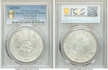 Kuang-hsü Dollar ND (1908) AU Details (Harshly Cleaned) PCGS, KM-Y14, L&M-11. Highly sought-after at the AU level, the noted cleaning, while unfortuna...
