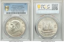 4-Piece Lot of Certified Assorted Dollars, 1) Republic Sun Yat-sen "Junk" Dollar ND (1934) – UNC Details (Cleaned) PCGS, KMY-345, L&M-110, Kann-624 2)...
