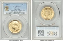 Napoleon gold 40 Francs 1812-A AU55 PCGS, Paris mint, KM696.1, Gad-1084. AGW 0.3743 oz. Ex. Dr. Lawrence A. Adams Collection

HID09801242017