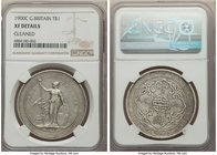 Pair of Certified Trade Dollars NGC, 1) Victoria Trade Dollar 1900-C - XF Details (Cleaned), Calcutta mint, KM-T5 2) Edward VII Trade Dollar 1908-B - ...
