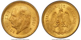 Republic gold 10 Pesos 1906-M MS64 PCGS, Mexico City mint, KM473. AGW 0.2411 oz. 

HID09801242017