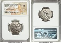 MACEDONIAN KINGDOM. Alexander III the Great (336-323 BC). AR tetradrachm (26mm, 4h). NGC XF. Lifetime issue of Amphipolis, ca. 336-323 BC. Head of Her...