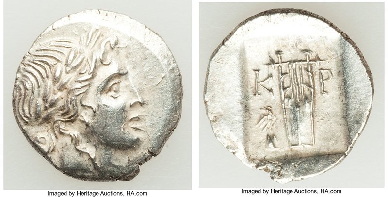 LYCIAN LEAGUE. Cragus. Ca. 48-20 BC. AR hemidrachm (15mm, 1.67 gm, 12h). Choice ...