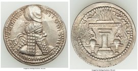 SASANIAN KINGDOM. Ardashir I (AD 223/4-240). AR drachm (26mm, 4.32 gm, 3h). XF. Mint C ("Ctesiphon"), 3rd phase, ca. 233/4-238/9. Bust of Ardashir I r...