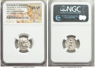 ANCIENT LOTS. Greek. Macedonian Kingdom. Ca. 336-323 BC. Lot of two (2) AR drachms. NGC Choice VF. Includes: (2) Alexander III the Great (336-323 BC),...