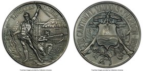 Confederation silver Matte Specimen "Vaud Shooting Festival" Medal 1899 SP65 PCGS, Richter-1601a. 45mm. Issued for the Shooting Festival held in Canto...