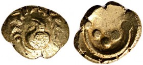 Keltische Münzen 
 Süddeutschland und angrenzende Gebiete 
 Vindeliker 
 Goldenes Regenbogenschüsselchen (Stater), &quot;Typ Vogelkopf&quot; 150-50...