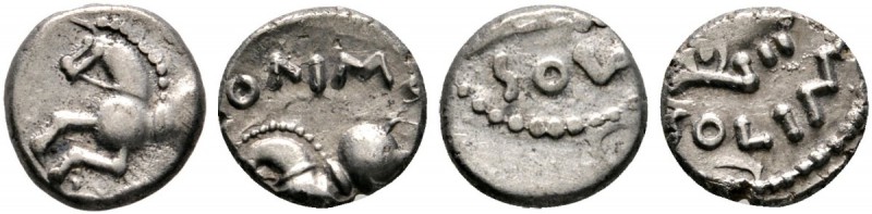 Keltische Münzen 
 Gallia 
 Lingones/Leuci 
 Lot (2 Stücke): Quinare. Wie vor...