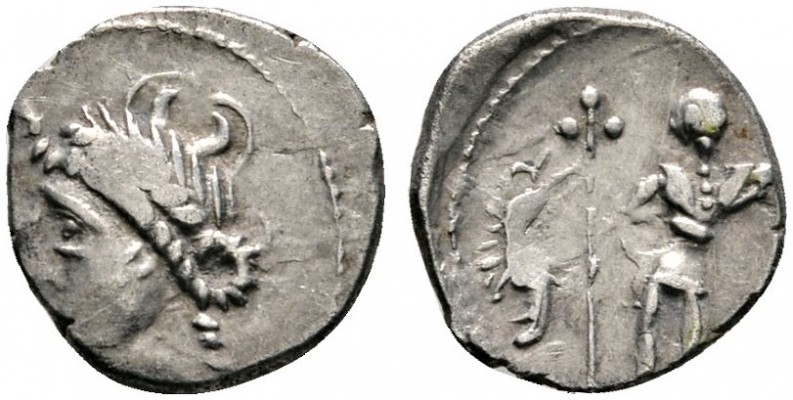 Keltische Münzen 
 Gallia 
 Lingones/Leuci 
 Quinar ca. 55 v. Chr. Ein weiter...