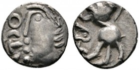 Keltische Münzen 
 Gallia 
 Sequani 
 Quinar ca. 55 v. Chr. Ein weiteres Exemplar von abweichenden Stempeln. L.T. 5550. 1,61 g
 gutes sehr schön