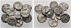 Keltische Münzen 
 Gallia 
 Sequani 
 Lot (10 Stücke): Quinare. Wie vorher. LT 5550
 sehr schön