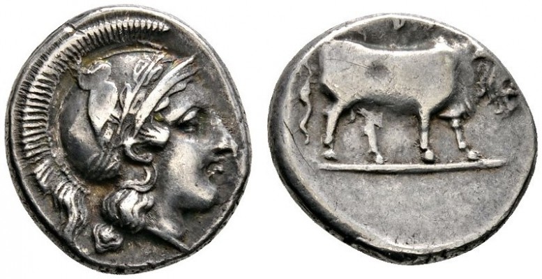 Griechische Münzen 
 Lukania 
 Thurioi 
 Didrachme ca. 425-400 v. Chr. Athena...
