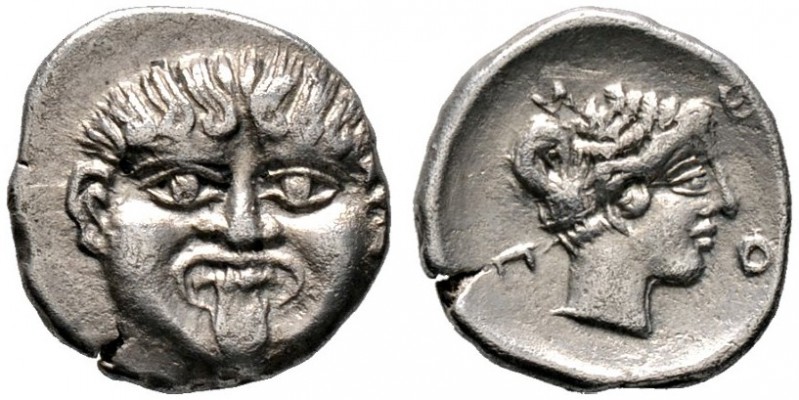 Griechische Münzen 
 Makedonia 
 Neapolis 
 Hemidrachme ca. 424-350 v. Chr. G...