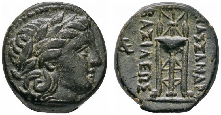 Griechische Münzen 
 Makedonia 
 Kassandros 305-298 v. Chr 
 Bronzemünze (AE-...