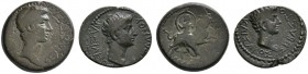 Römische Münzen 
 Kaiserzeit 
 Augustus 27 v. Chr. -14 n. Chr 
 Lot (2 Stücke): AE-19 mm (Provinzialprägung für das Königreich Thrakia). Belorbeert...