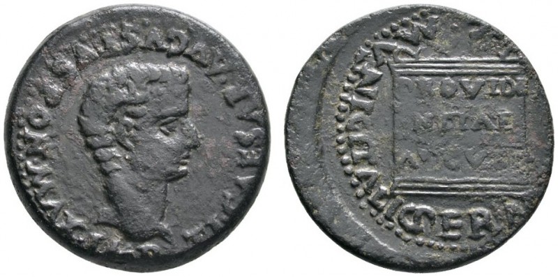 Römische Münzen 
 Kaiserzeit 
 Tiberius 14-37 
 AE-30 mm (Provinzialprägung f...