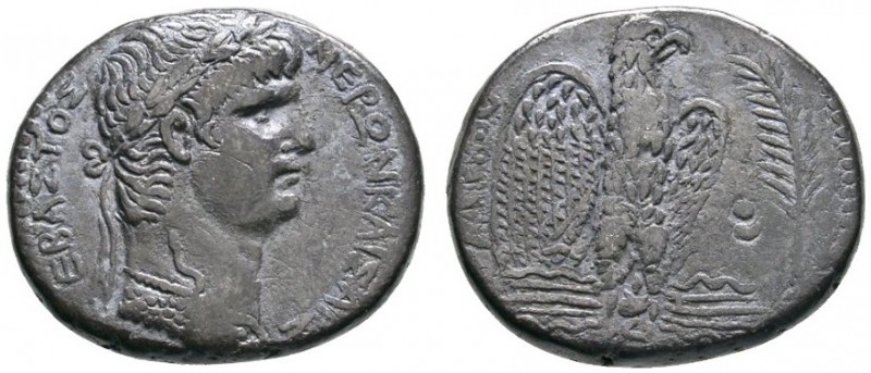 Römische Münzen 
 Kaiserzeit 
 Nero 54-68 
 Tetradrachme (Provinzialprägung f...
