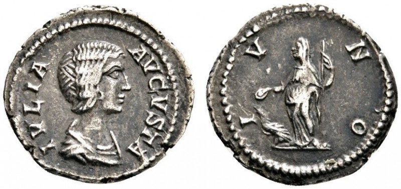 Römische Münzen 
 Kaiserzeit 
 Julia Domna 193-217, Gemahlin des Septimius Sev...