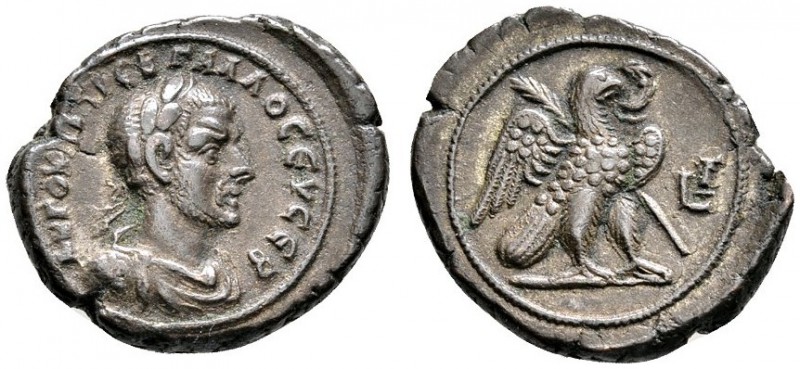 Römische Münzen 
 Kaiserzeit 
 Trebonianus Gallus 251-253 
 Bi-Tetradrachme (...