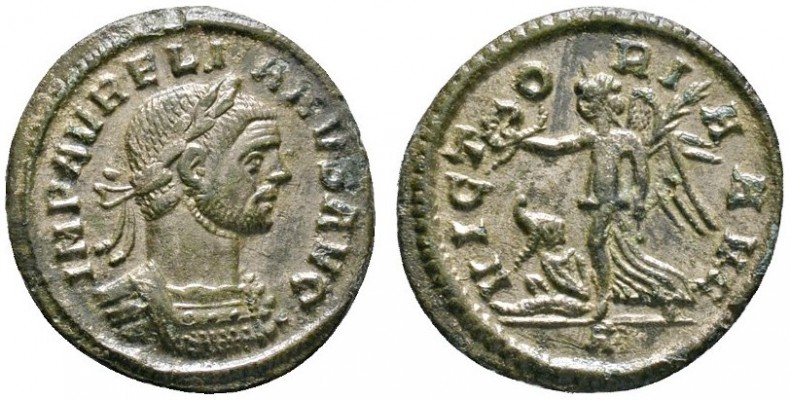 Römische Münzen 
 Kaiserzeit 
 Aurelianus 270-275 
 Billon-Denar 274/275 -Rom...