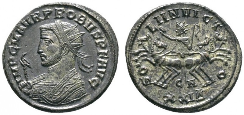 Römische Münzen 
 Kaiserzeit 
 Probus 276-282 
 Antoninian 280 -Cyzikus-. IMP...