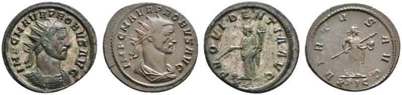 Römische Münzen 
 Kaiserzeit 
 Probus 276-282 
 Lot (2 Stücke): Antoniniane -...
