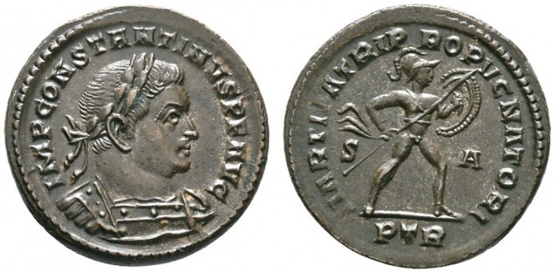 Römische Münzen 
 Kaiserzeit 
 Constantinus I. der Grosse 307-337 
 Folles 30...