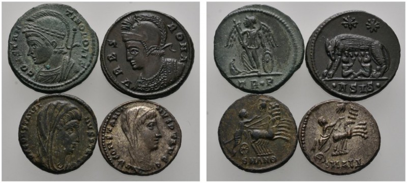 Römische Münzen 
 Kaiserzeit 
 Constantinus I. der Grosse 307-337 
 Lot (4 St...