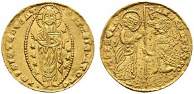 Kreuzfahrer 
 Achaia. Giovanni di Gravina 1347-1368 
 Ducato -Chiarenza-. Nachahmung der venezianischen Dukaten des Dogen Andrea Dandolo (1343-1354)...