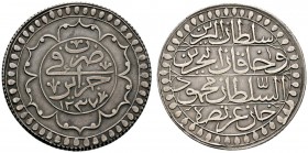 Ausländische Münzen und Medaillen 
 Algerien 
 Mahmud II. 1223-1255 AH / 1808-1839 AD 
 2 Budju AH 1237 (= 1821). KM 75.
 selten in dieser Erhaltu...