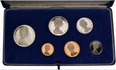 Ausländische Münzen und Medaillen 
 Australien 
 Elizabeth II. seit 1953 
 Jahrgangssatz (6-teilig) 1966 -Canberra-. 1 Cent bis 1 Dollar. KM PS 30....