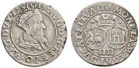 Ausländische Münzen und Medaillen 
 Baltikum-Litauen 
 Sigismund August von Polen 1547-1572 
 4 Groschen 1569 -Vilnius-. Kopicki 3315, Gum. 624, Iv...