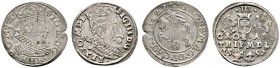 Ausländische Münzen und Medaillen 
 Baltikum-Litauen 
 Sigismund III. von Polen 1587-1632 
 Lot (2 Stücke): Dreigröscher 1597 -Vilnius- (Kopicki 35...